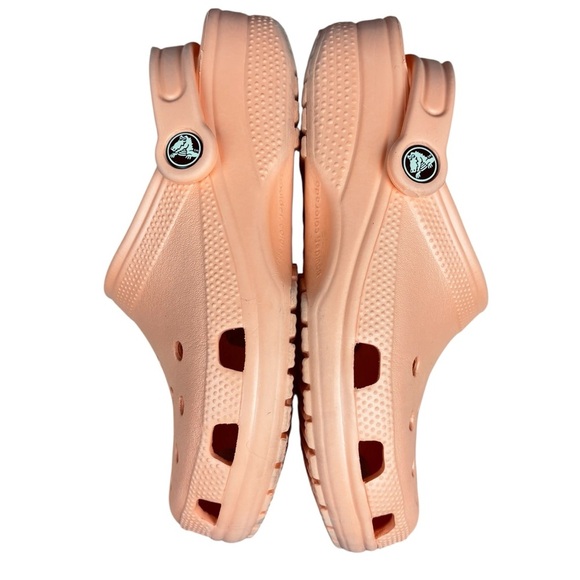 EUC CROCS Peach/Orange Clogs W7/M5 - Picture 9 of 11